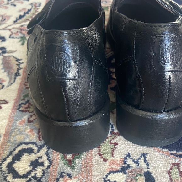 Untamed Street Ives Urban Slip On Shoe Penny Loafers  Classic Black Leather - Picture 7 of 15